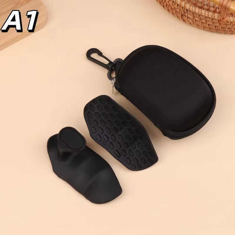 2Pcs Gym Grips Anti-Slip Grip Weightlifting Glove Portable Finger Trainer Comfort Workout Grips for Dumbbell Lifting Exercise